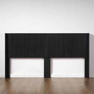 Wood Headboard King Size,80.2" Wide Wooden King Headboard Only - Bed